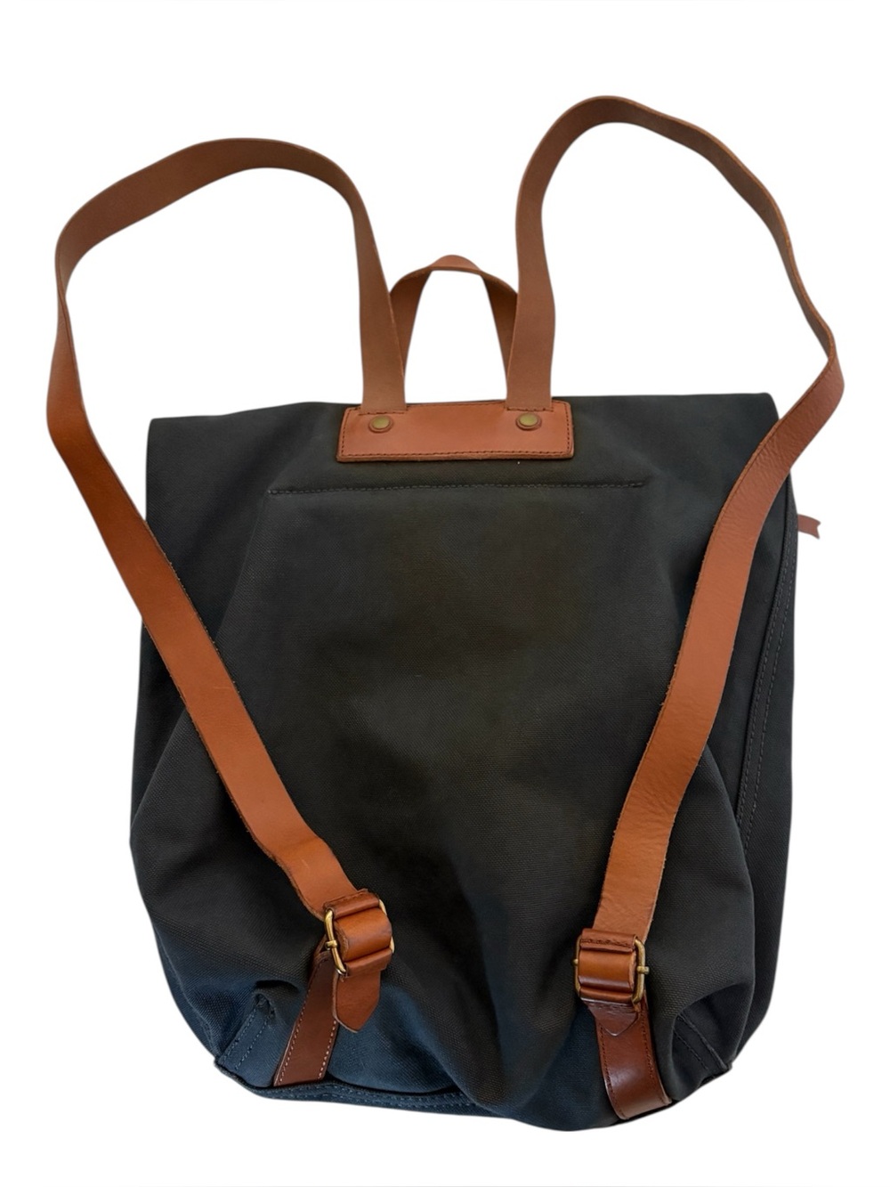 Madewell The Canvas Foldover Backpack - Picture 9 of 12